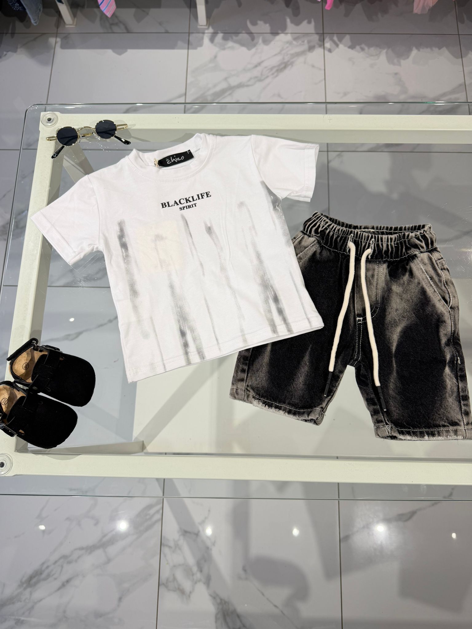 T-shirt black Life