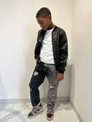 Jeans black and grey