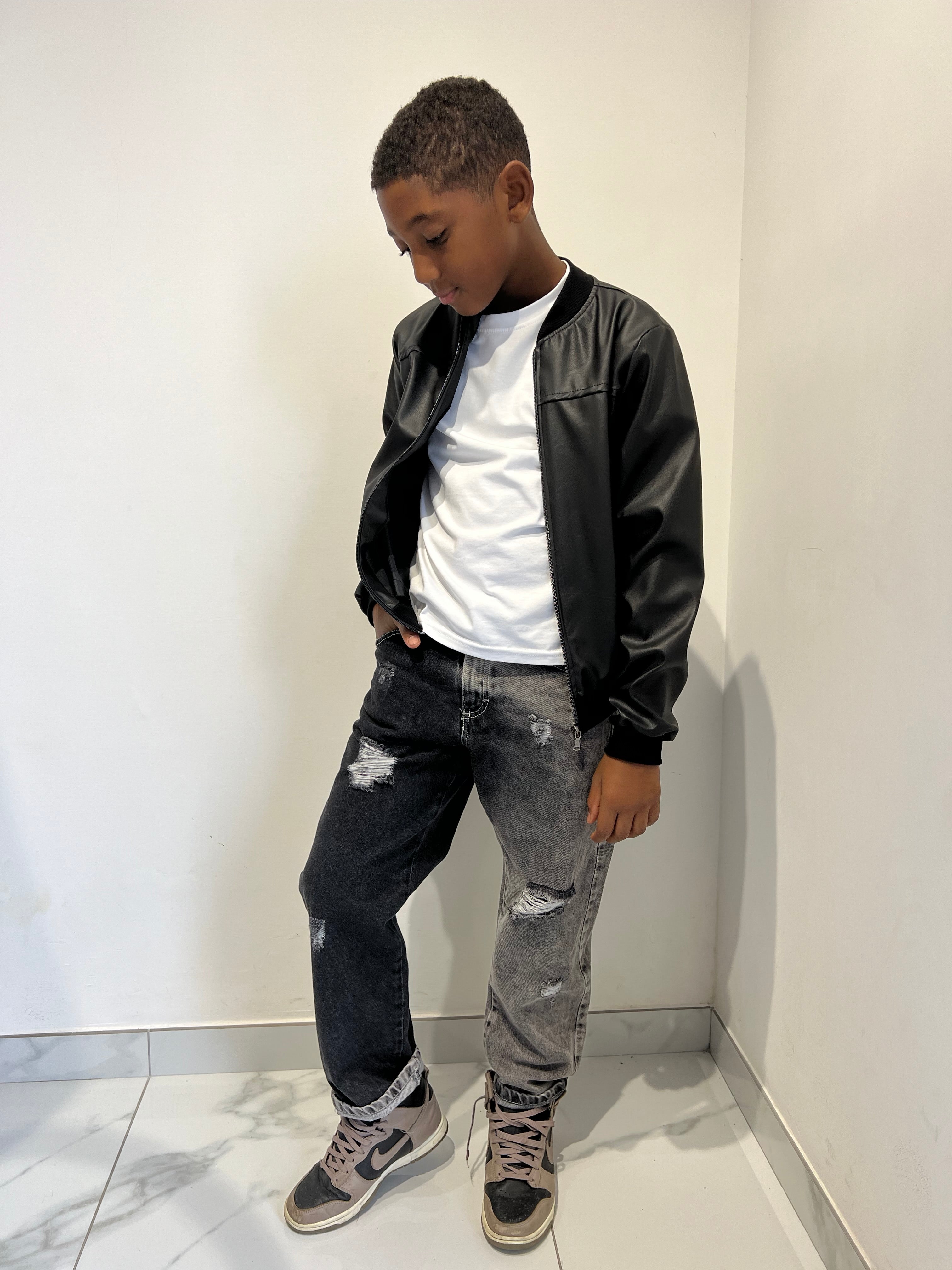 Jeans black and grey