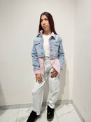 Jeans white diamond