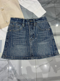 Gonna jeans diamond