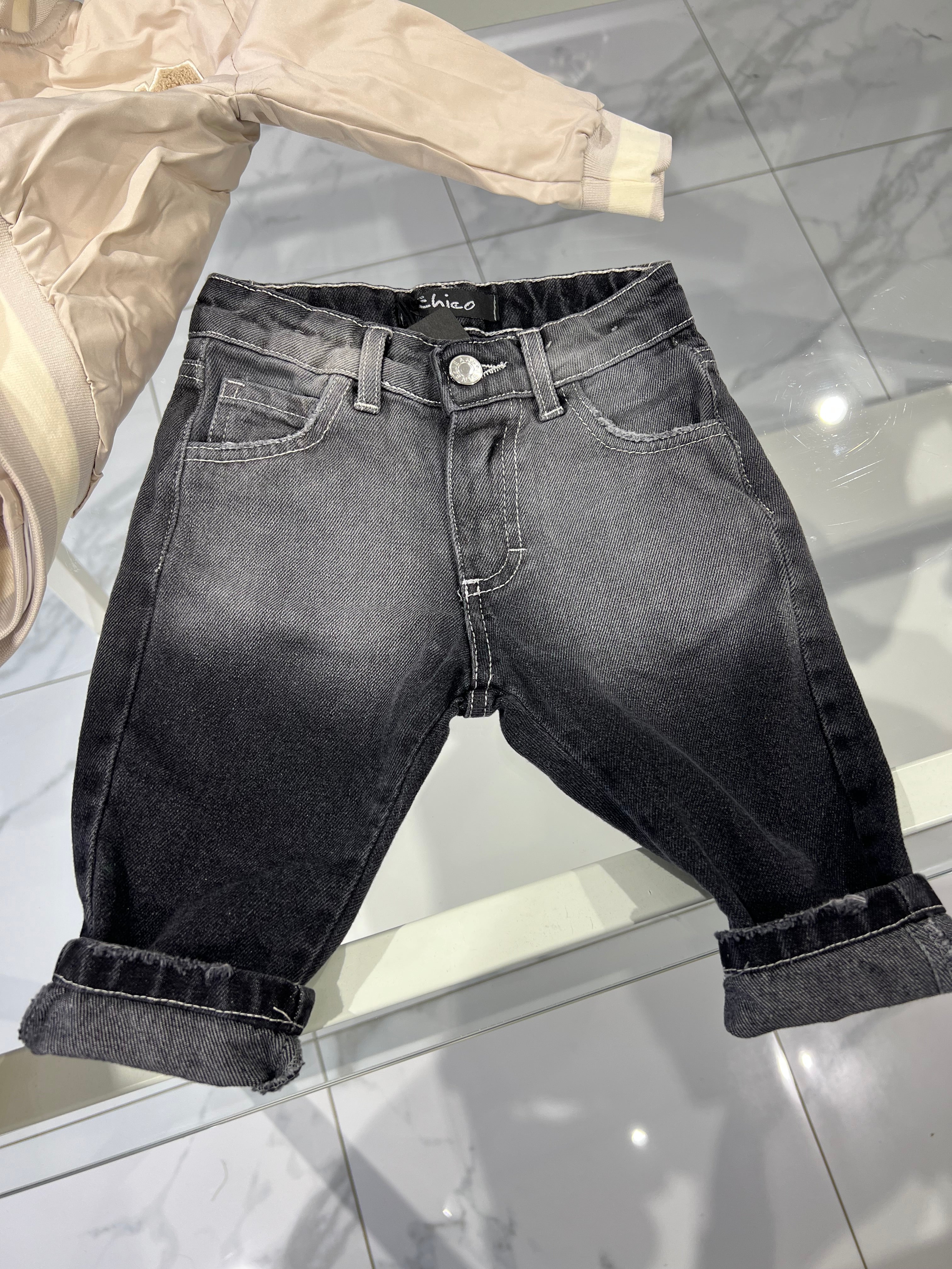 Jeans bicolore