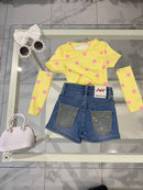 Maglia Pois con manicotti