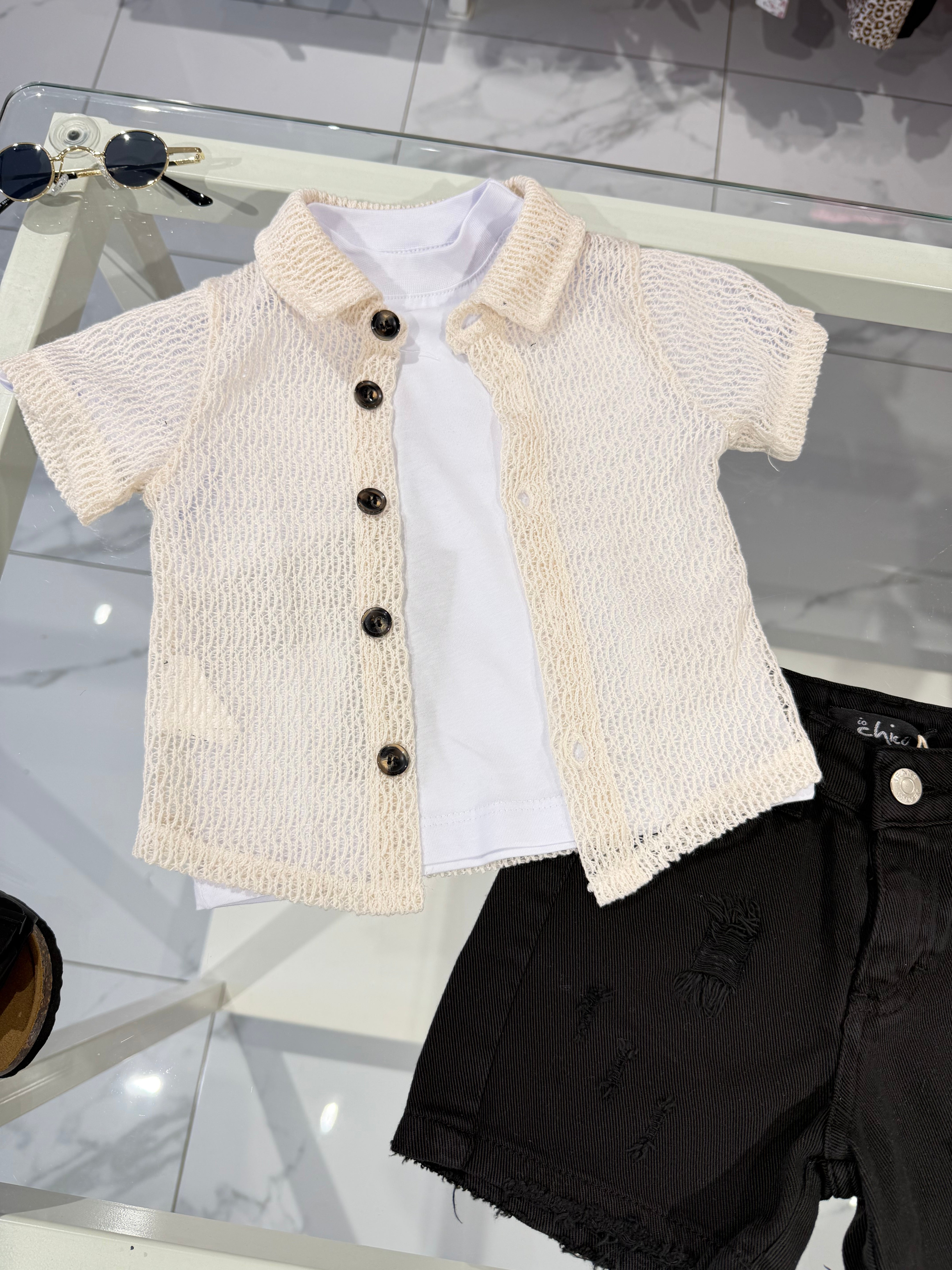 Camicia traforata