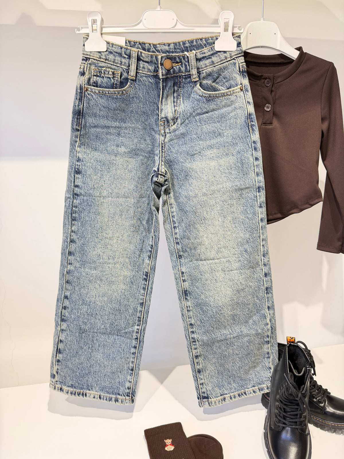 Jeans animalier tasca Brown