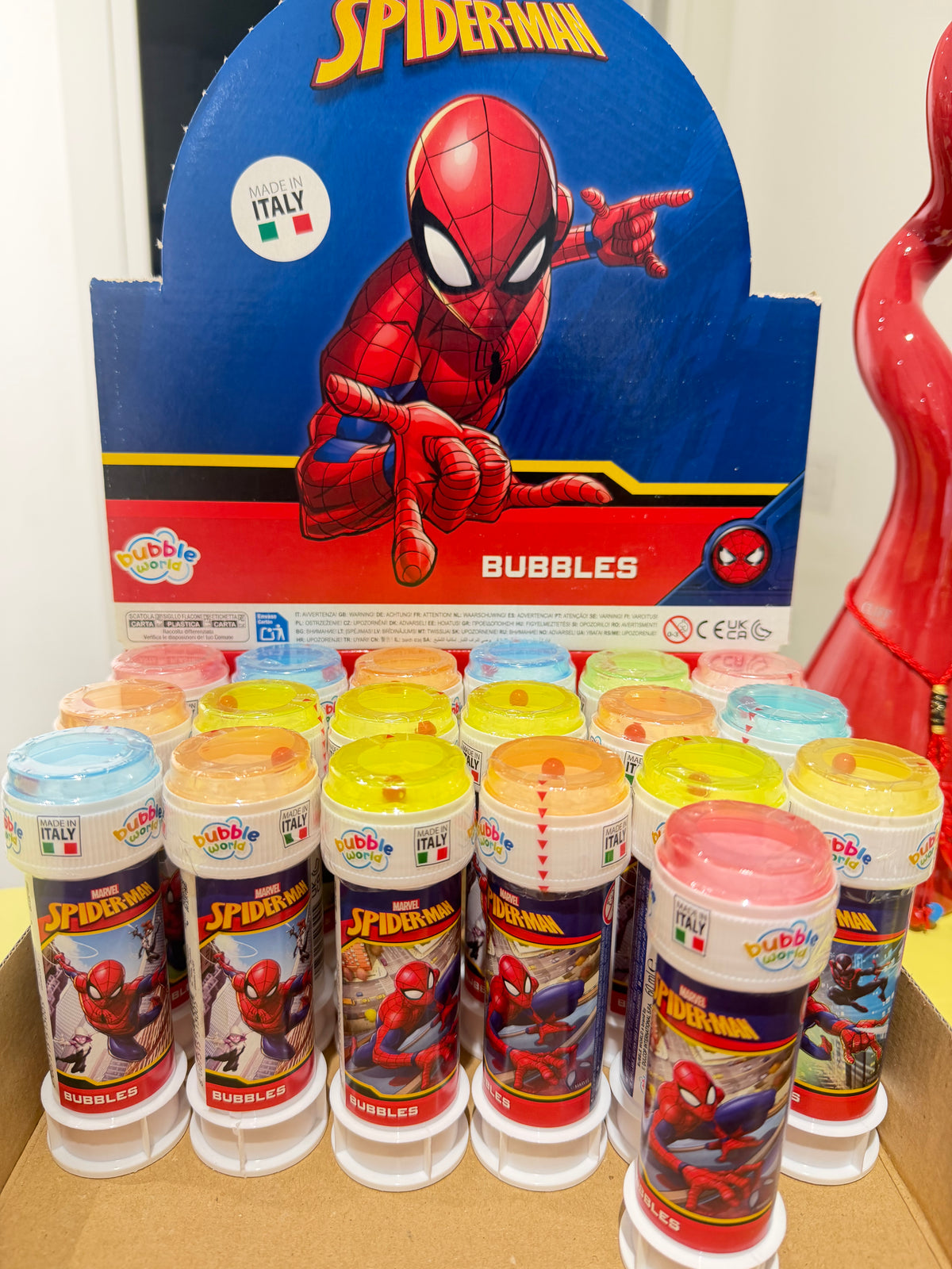 Bolle di sapone Spiderman
