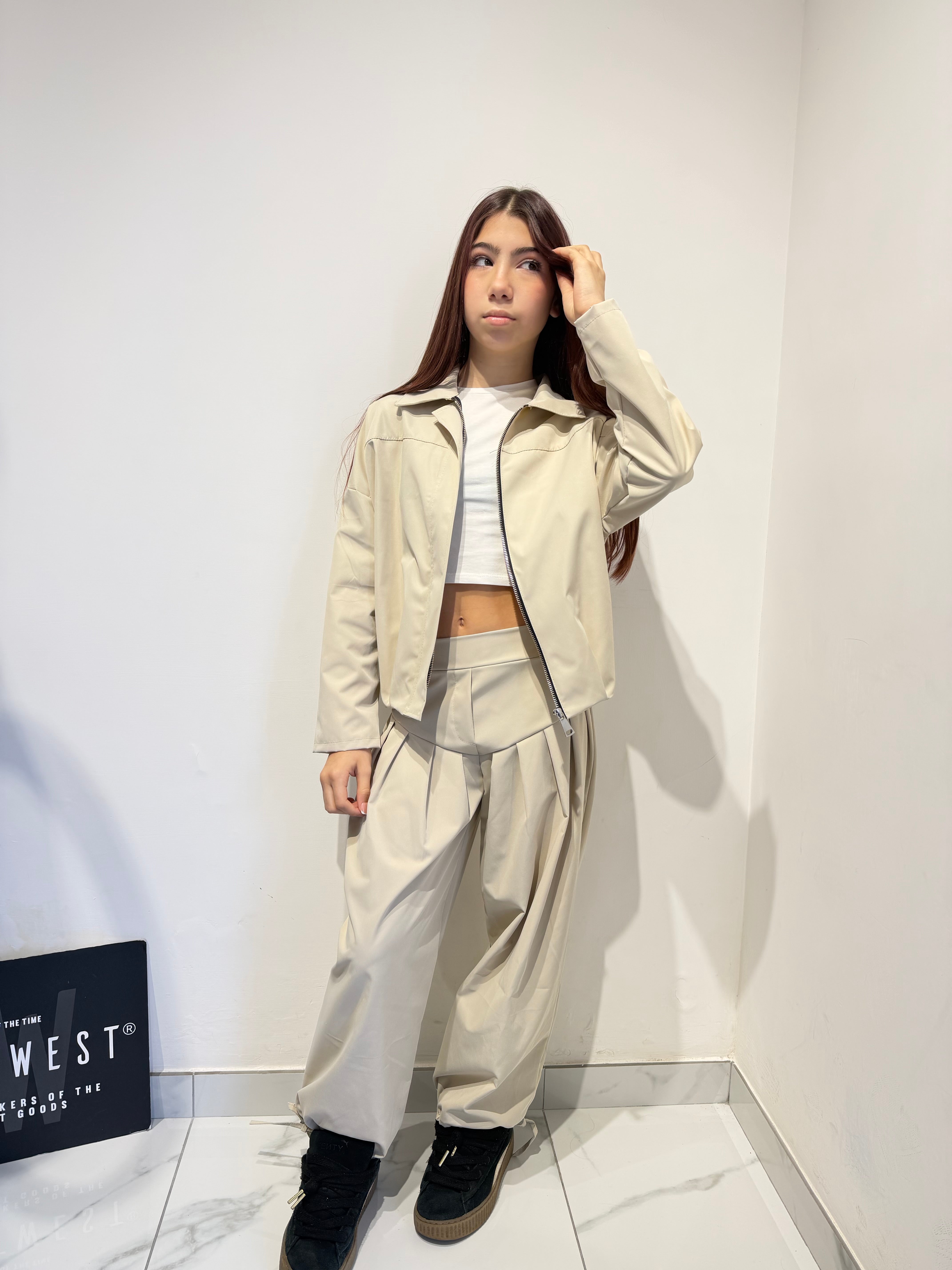 Maglia CROP white