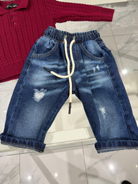 Jeans elastico in vita