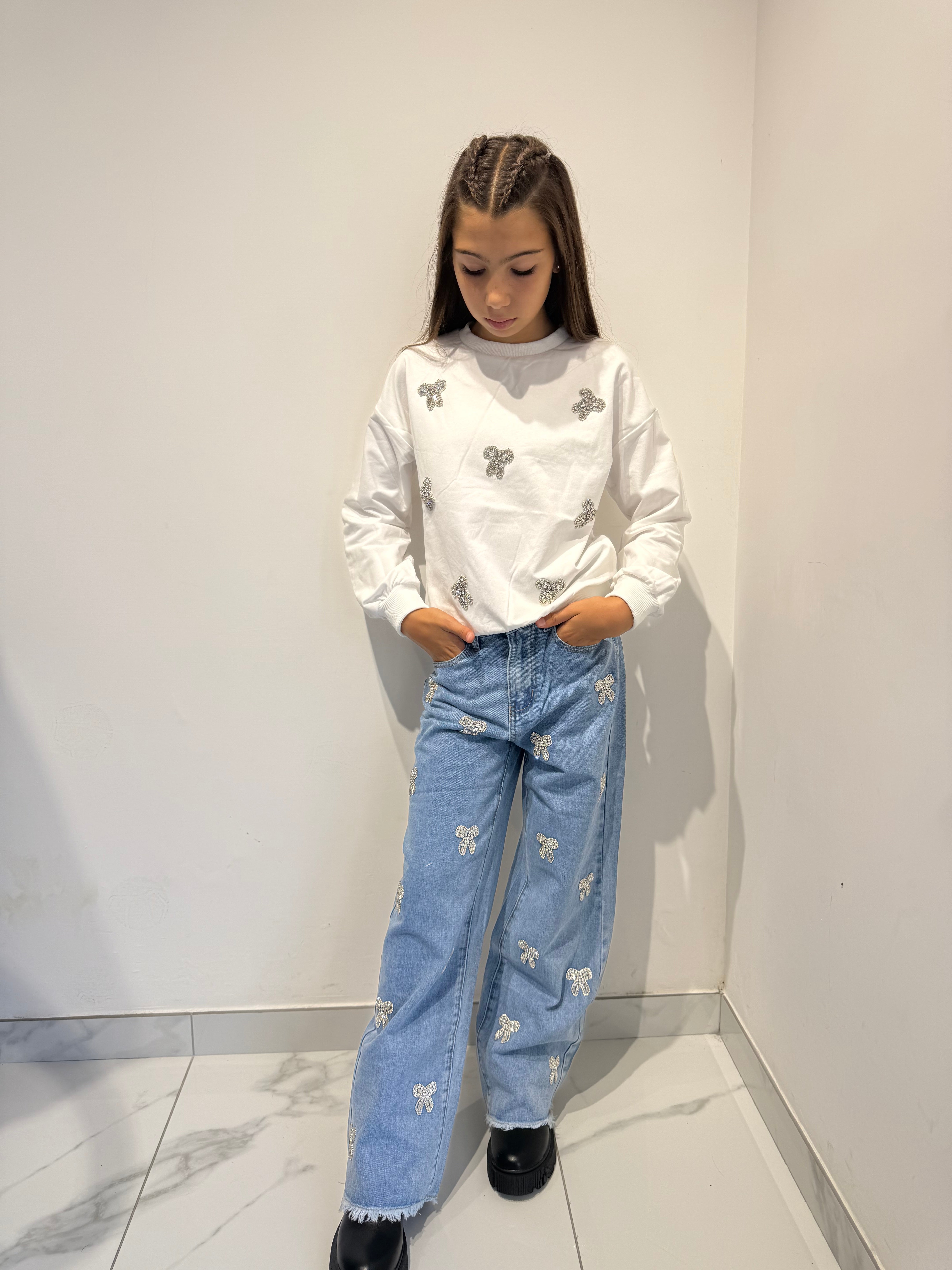 Jeans fiocchetti