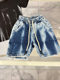 Bermuda jeans sfumato