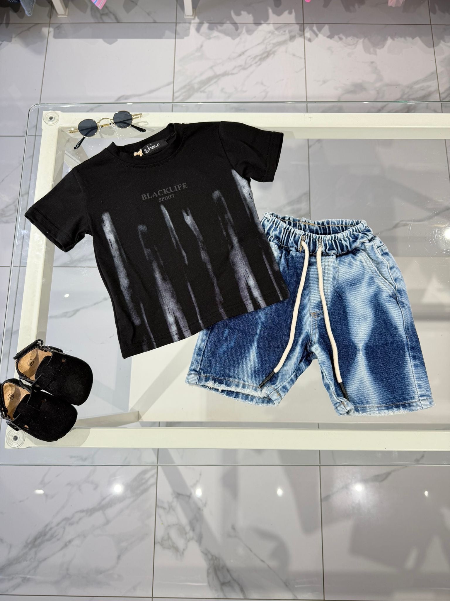 T-shirt black Life