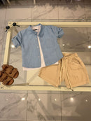 Camicia colletto koreano