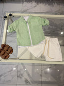 Camicia colletto koreano