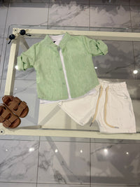 Camicia colletto koreano