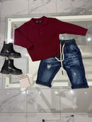 Jeans elastico in vita