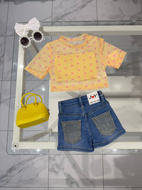 Shorts tasche retro diamond