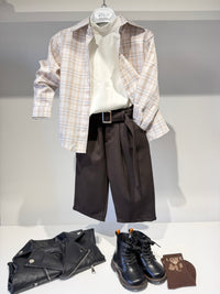 Pantalone con cintura Brown