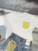 T shirt tasca yellow