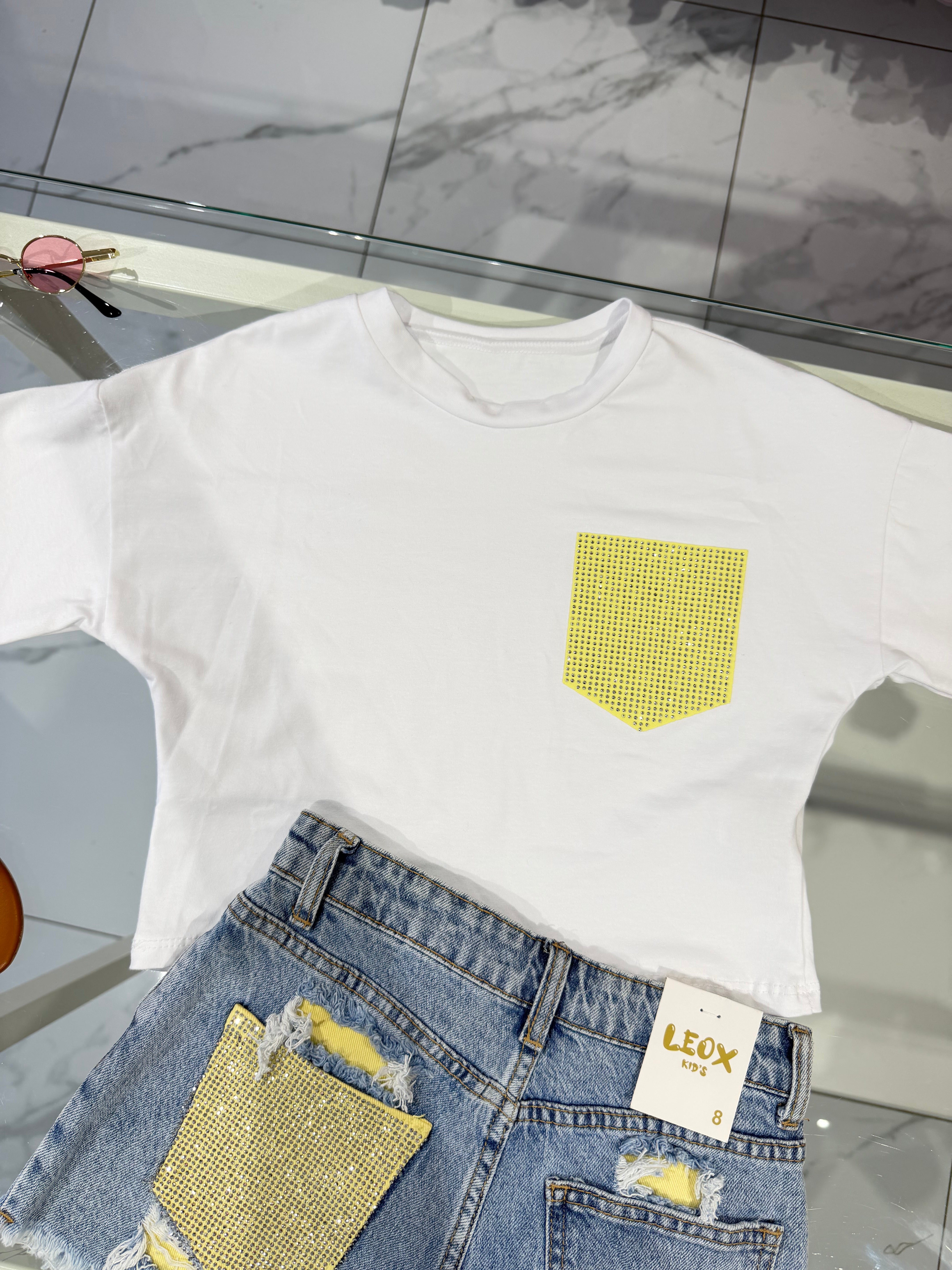 T shirt tasca yellow