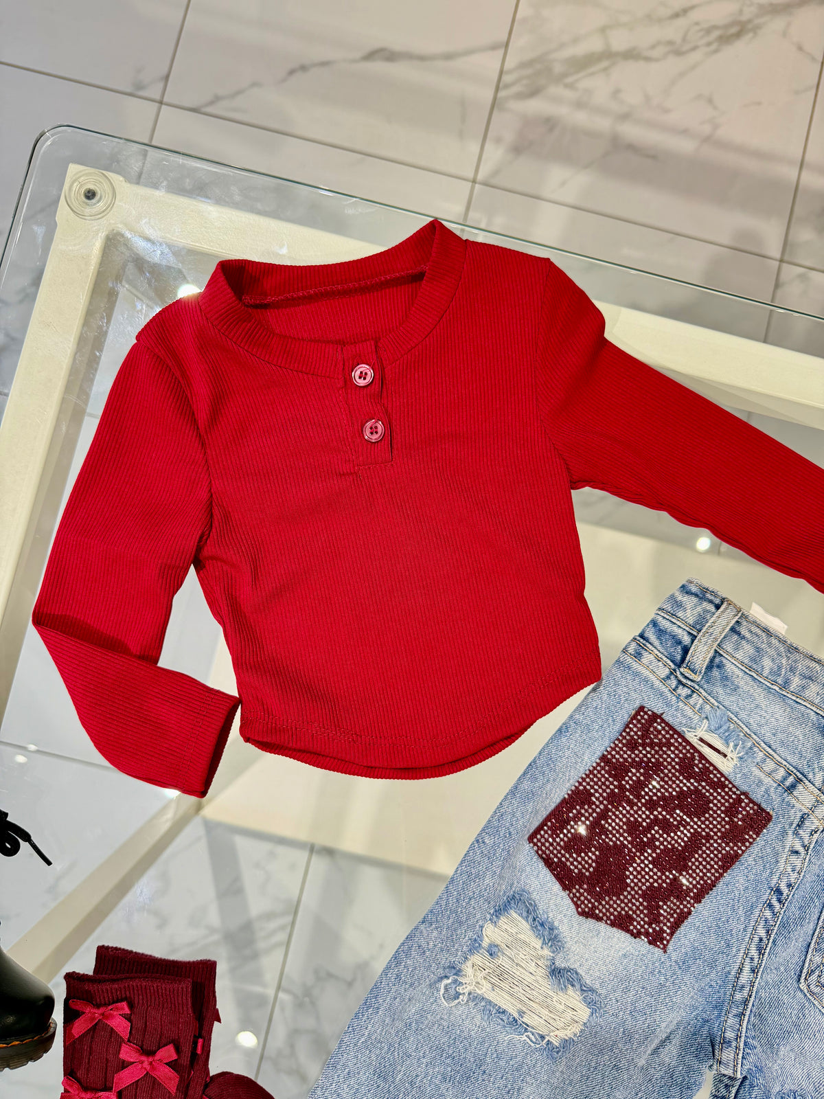 Maglia crop