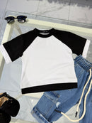 T-shirt profili black