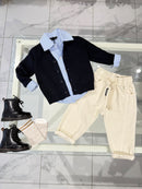 Cardigan blu