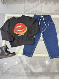 Maglia LOVE BLACK