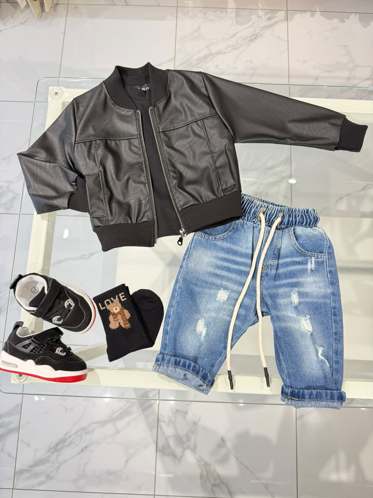 Jeans elastico in vita
