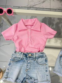 Body polo pink