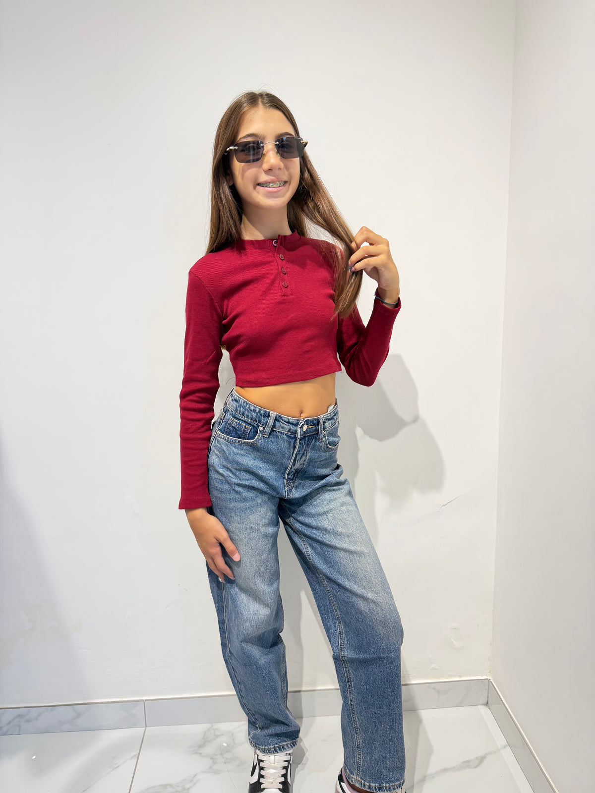 Maglia crop