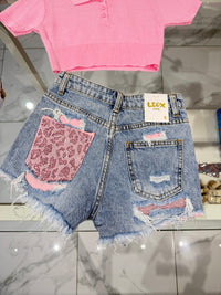 Short tasca animalier