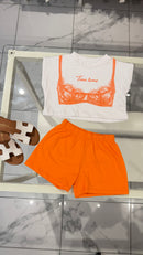Coordinato Girl orange