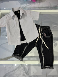 Camicia righe strette