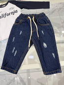 Jeans elastico in vita