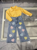 Body polo giallo