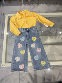 Body polo giallo