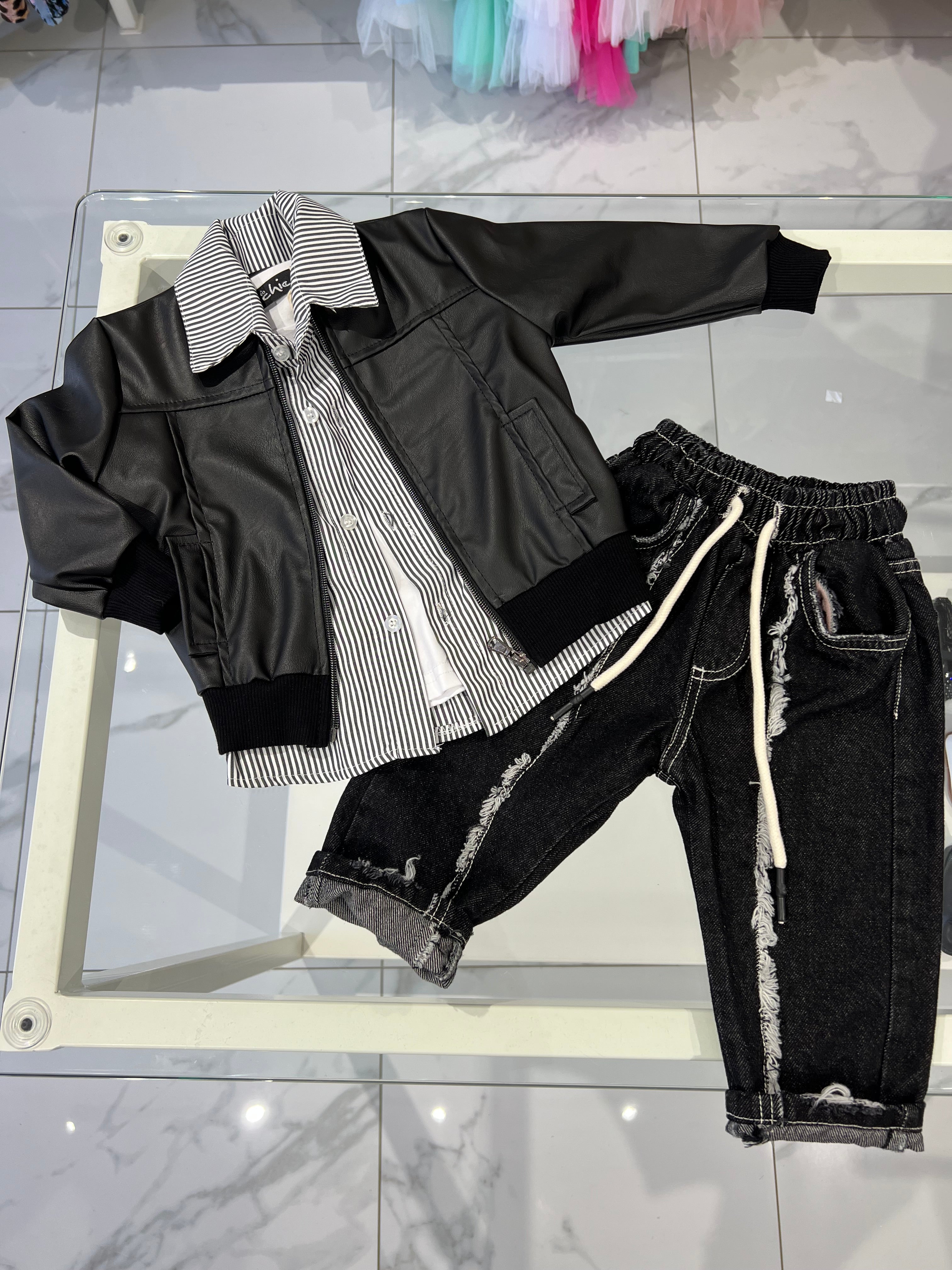 Camicia righe strette
