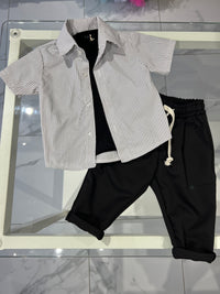 Camicia righe strette
