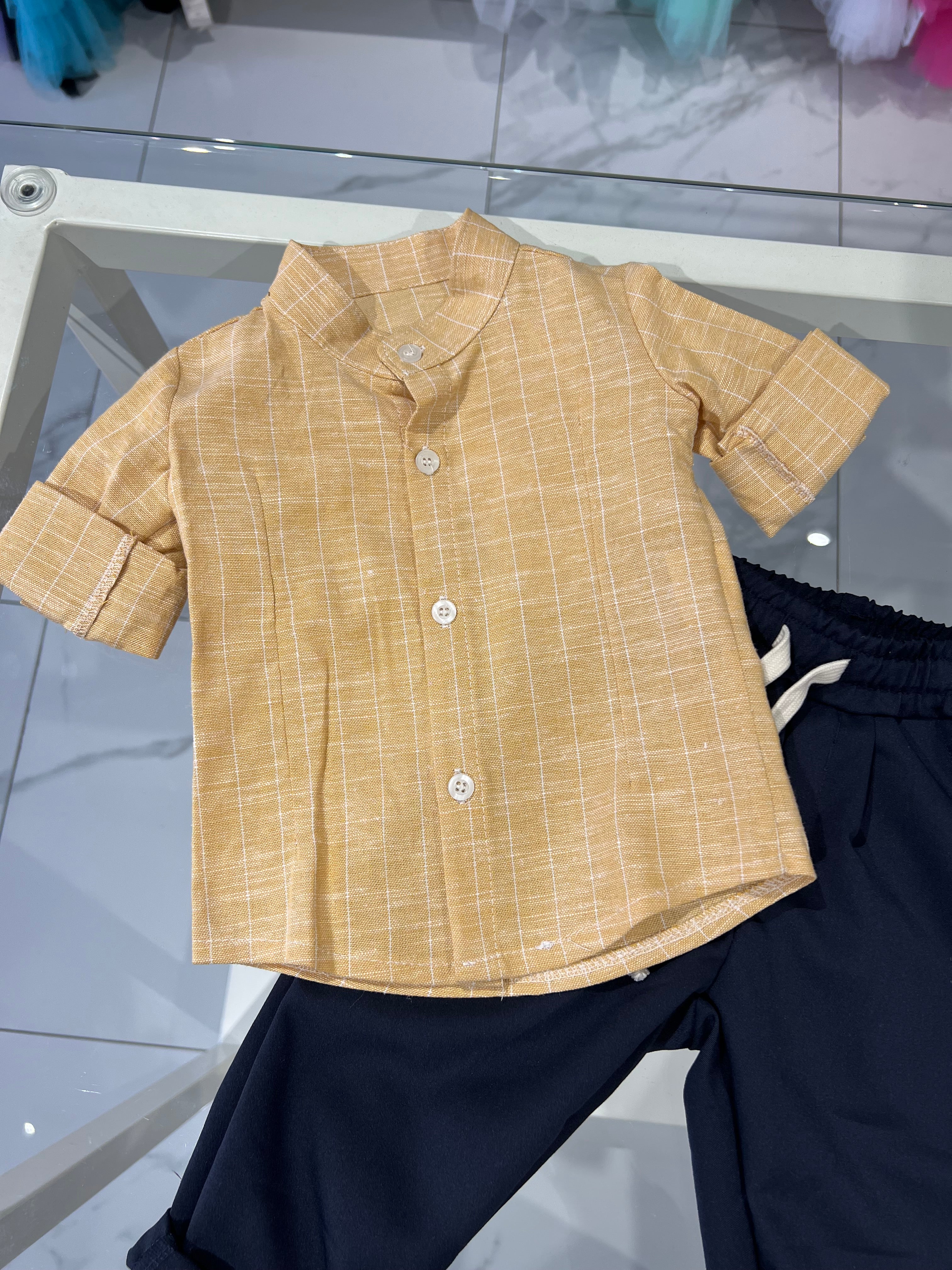 Camicia gessata