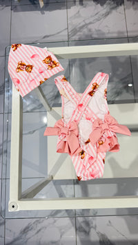 Costume Teddy pink