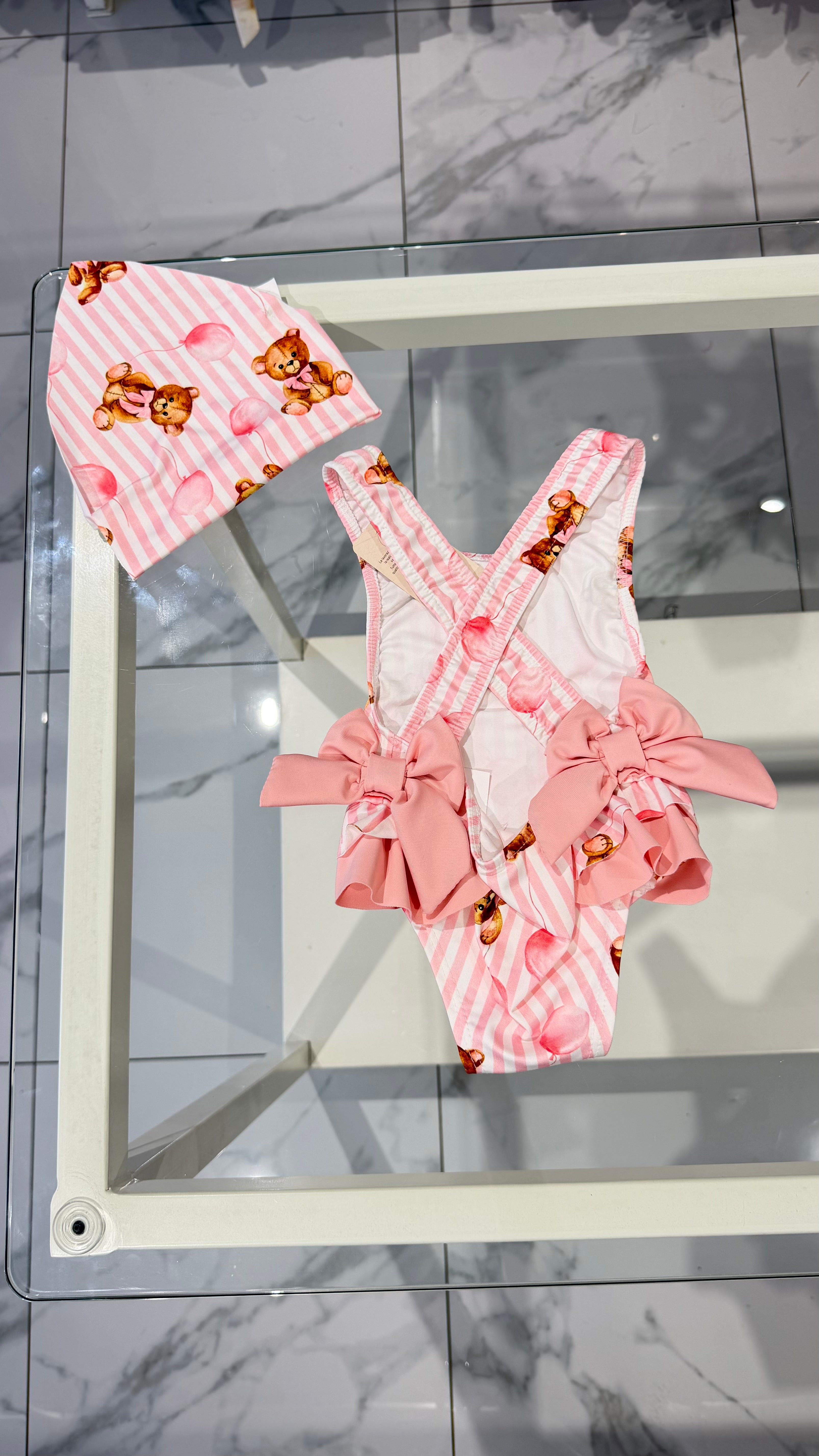 Costume Teddy pink