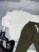 Mezzocollo bianco