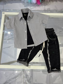 Camicia righe strette