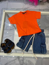 Bermuda jeans cargo