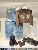 Jeans tasca Brown Diamond