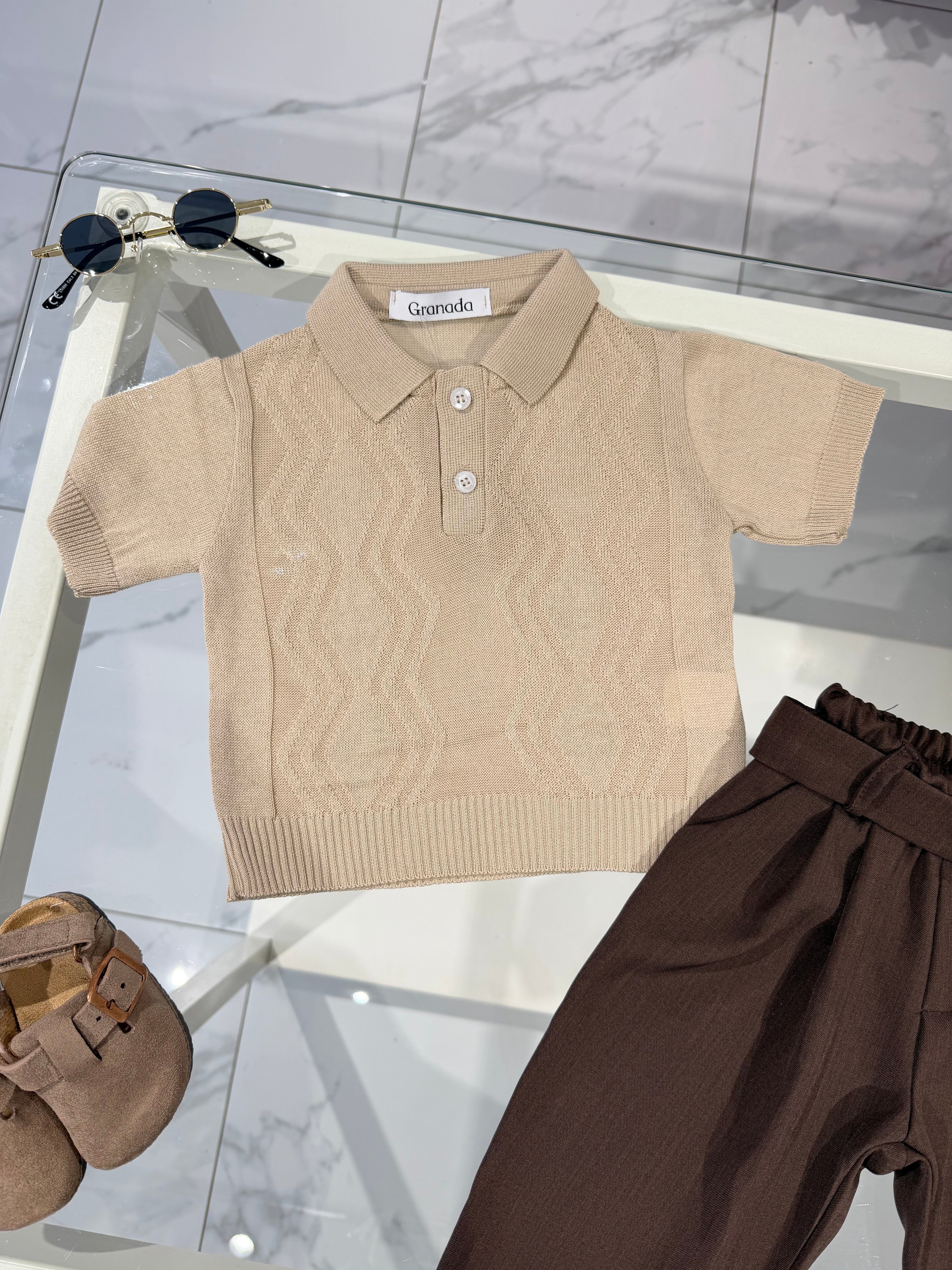 Polo beige