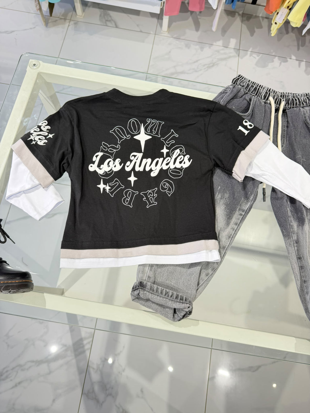 Maglia stampa retro
