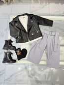 Pantalone con cintura Grey
