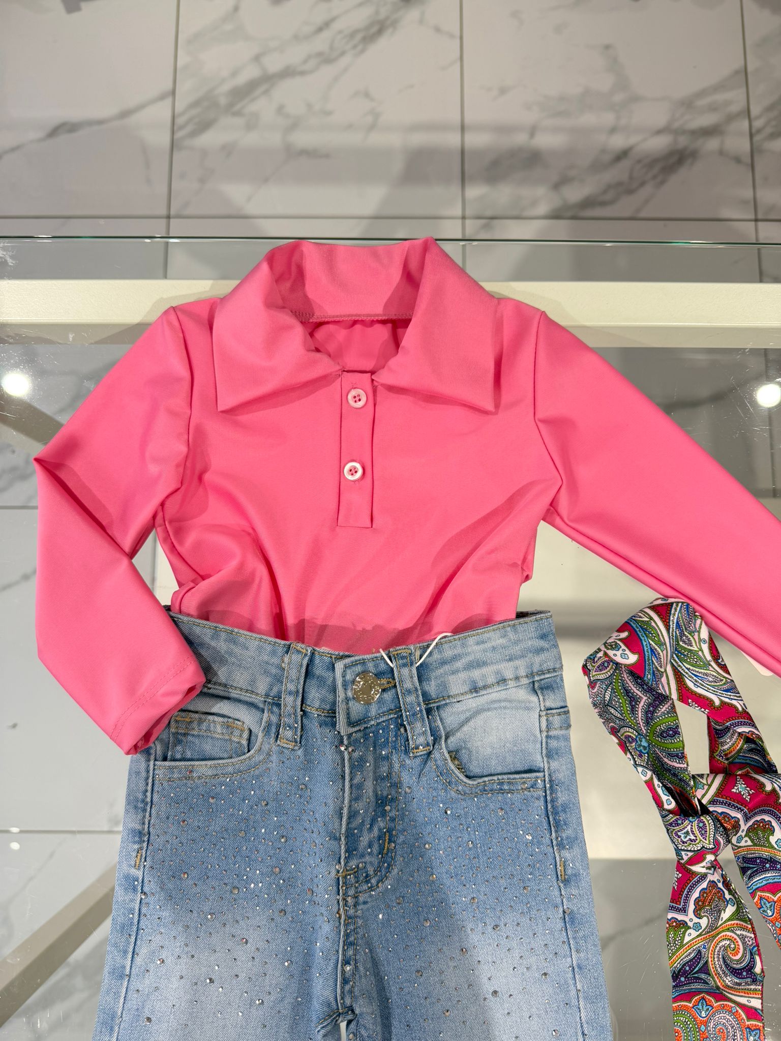 Body polo pink shock