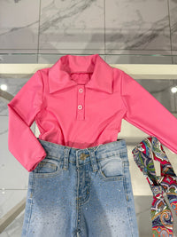 Body polo pink shock